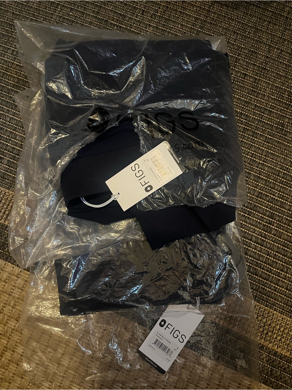 2 Pair Figs Women's Zamora Jogger Scrub Pants Regular Small - Navy NEW